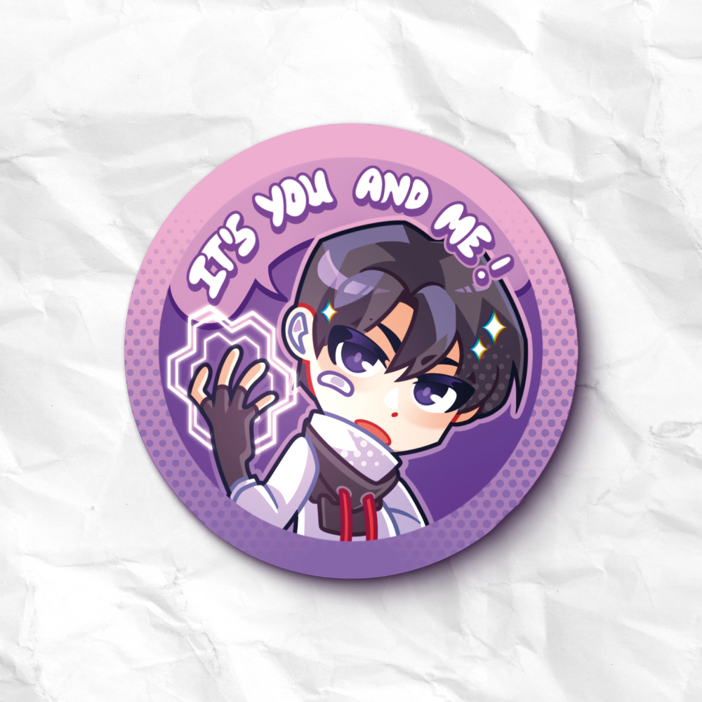 Значок 37мм Валорант Айсо