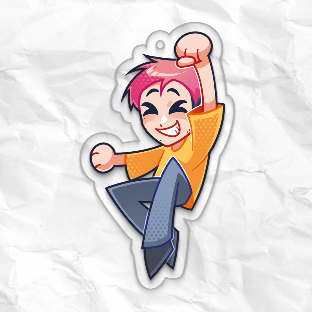 Брелок 6см Твич Мазеллов Розовый