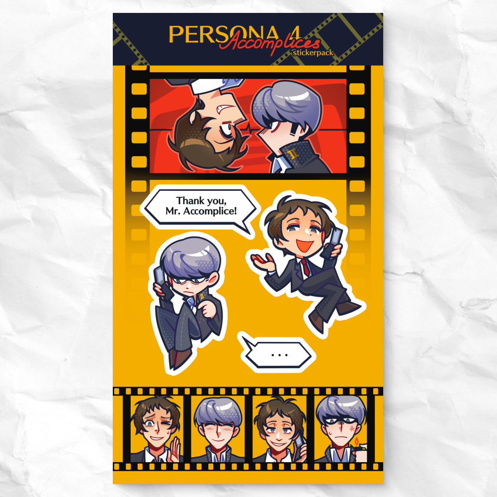 Стикерпак Персона 4 "Сообщники"