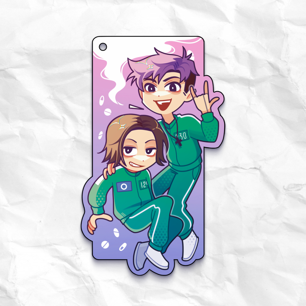 Брелок 6см Игра в кальмара 354