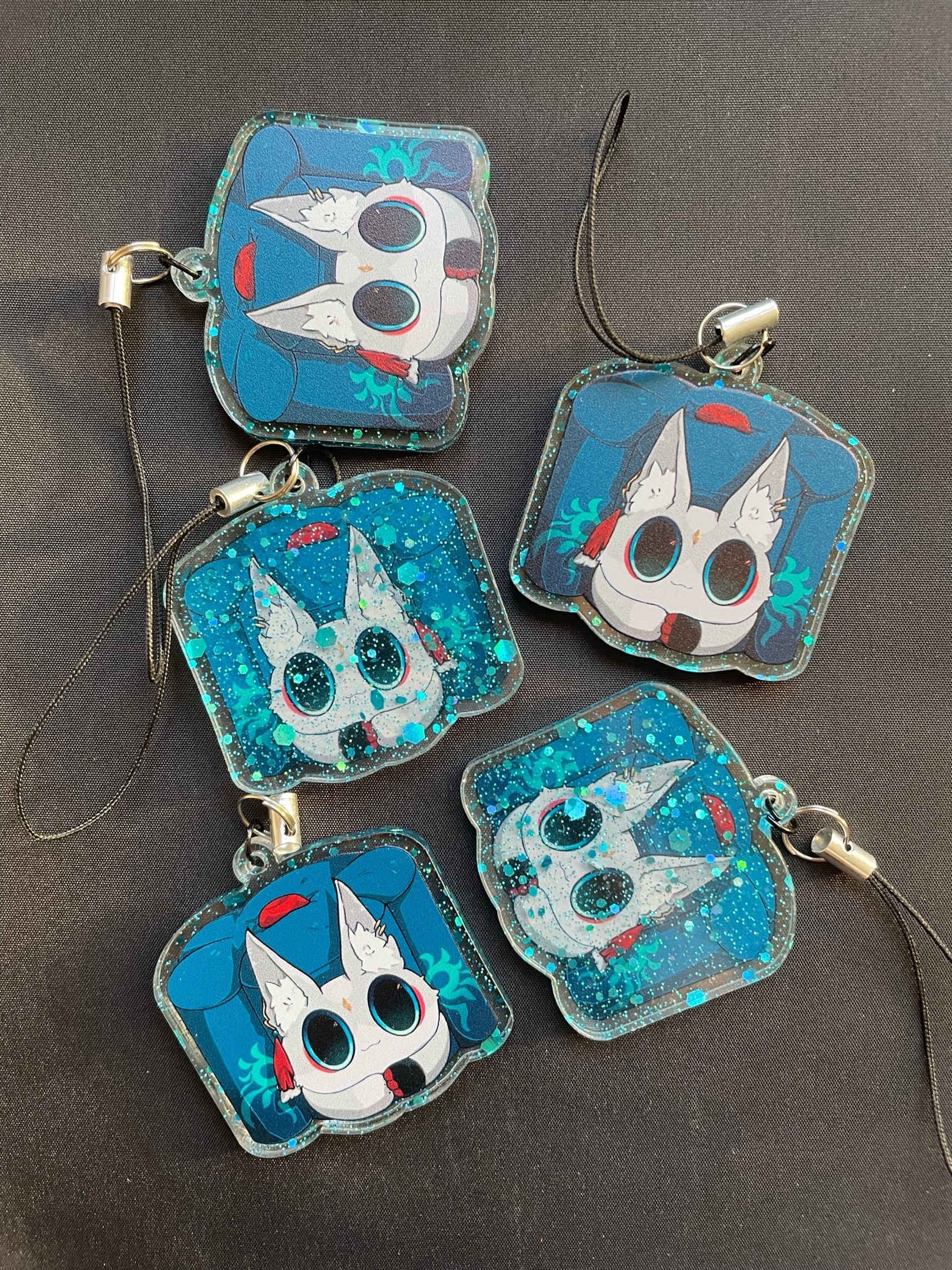 Фейсяо котопуфик брелок 4см