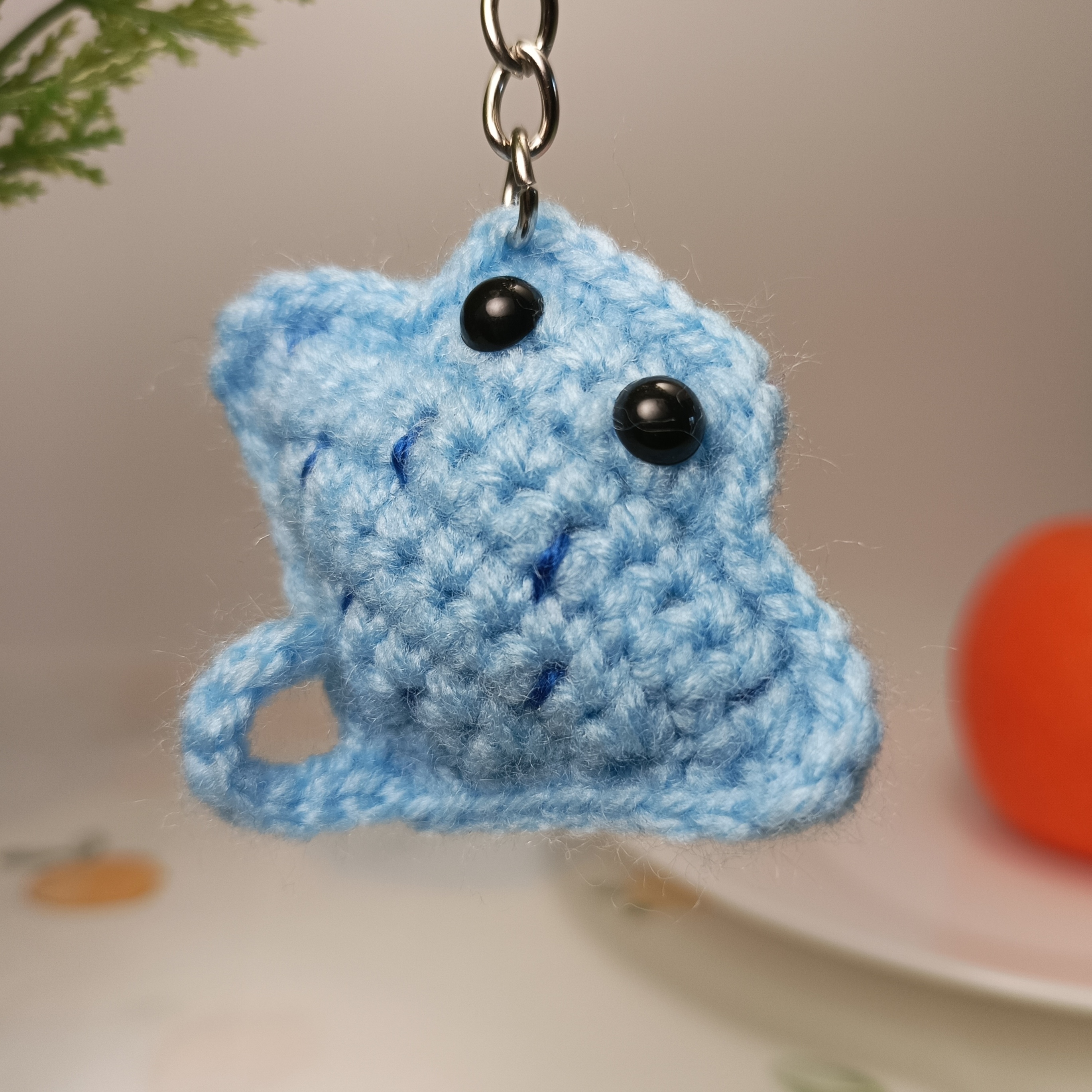 Брелок Скатик голубой