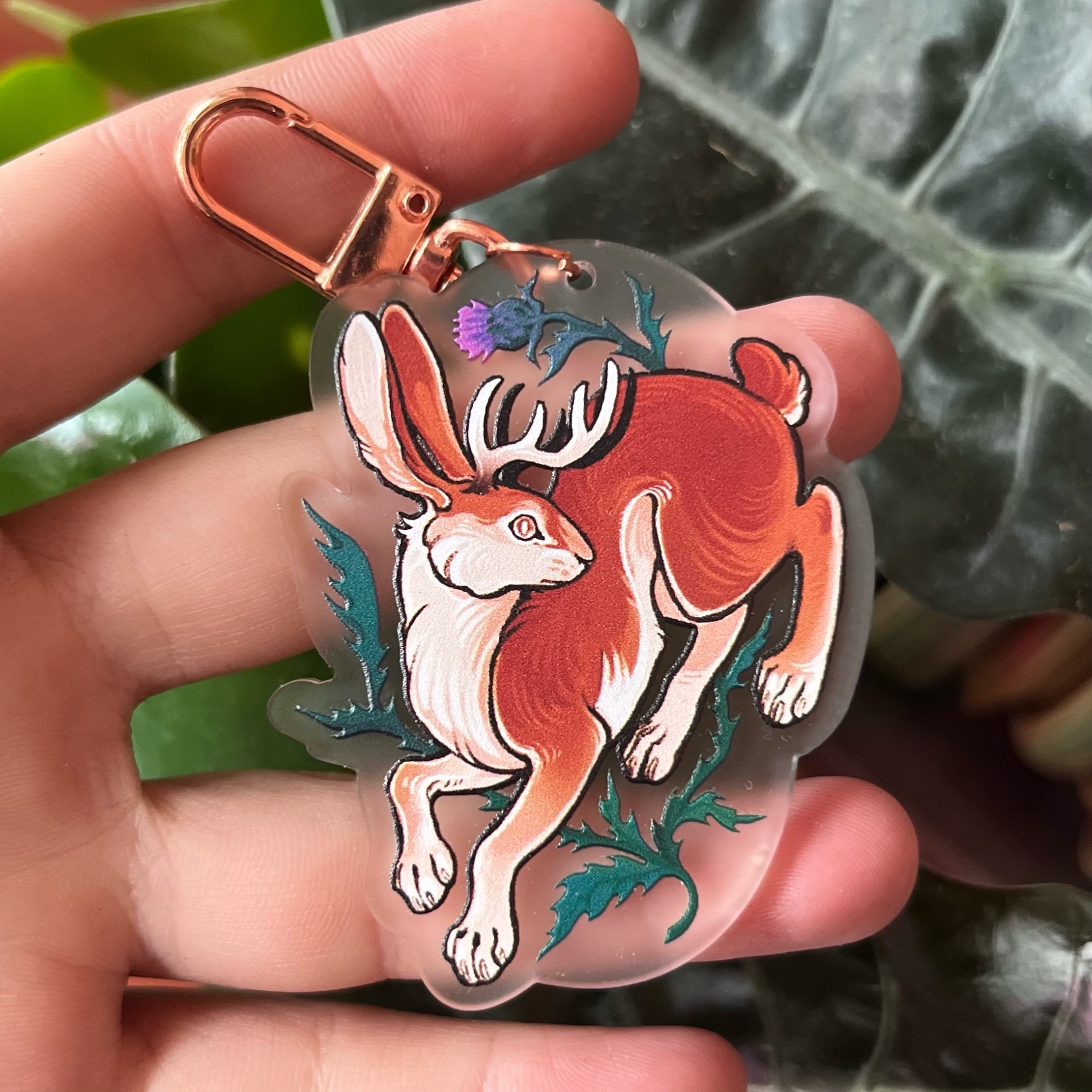 брелок Рогатый заяц