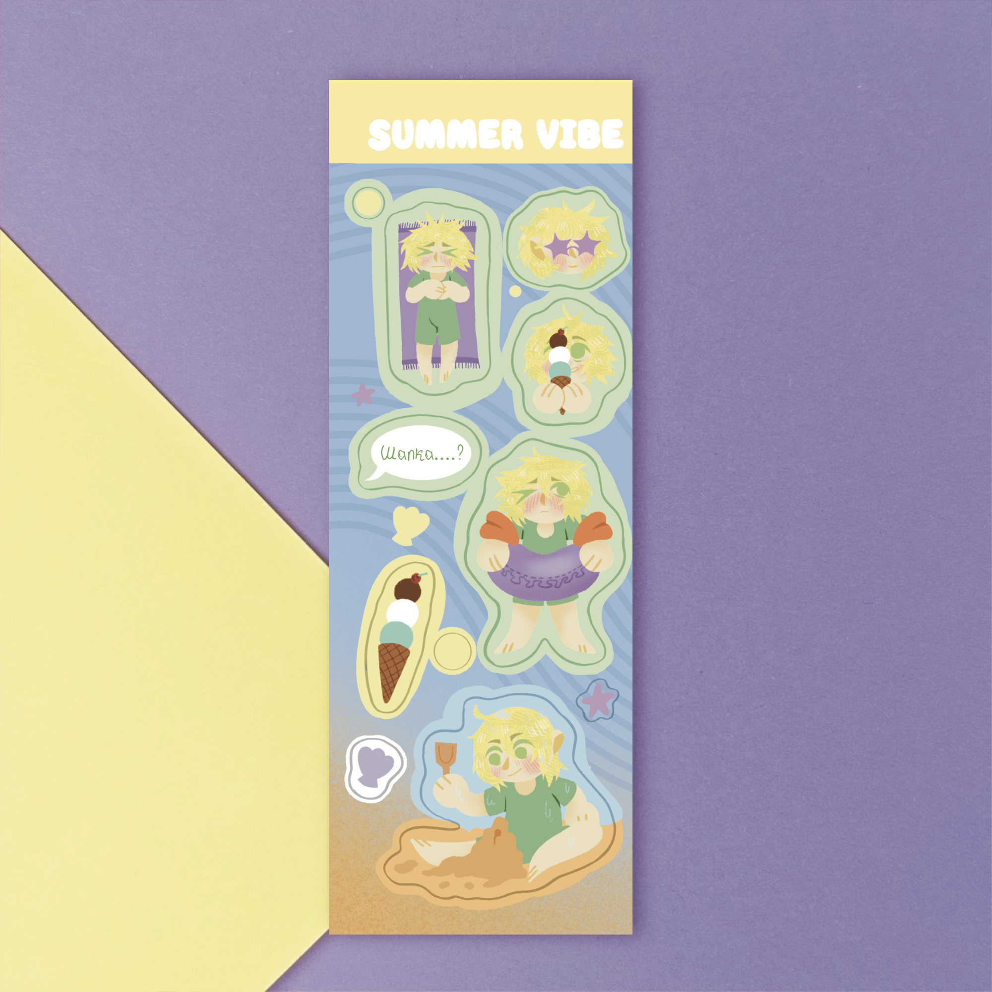 СтикерПак Твиг Лето Пляж Тревога