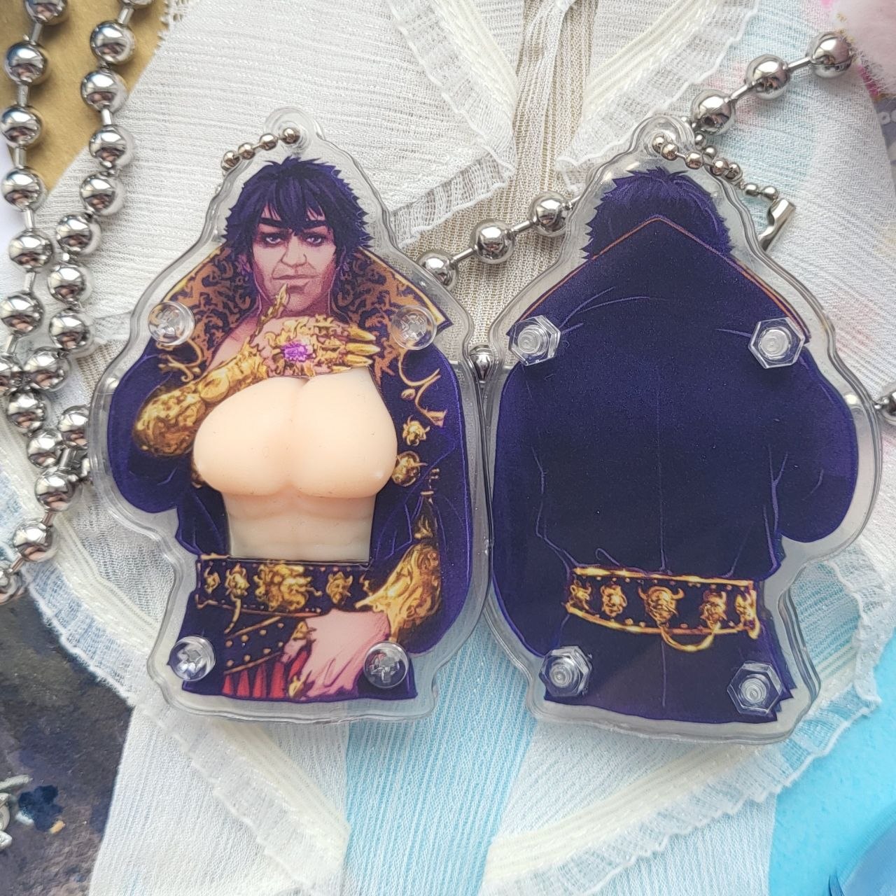 Брелок "Горташ" с силиконовой вставкой