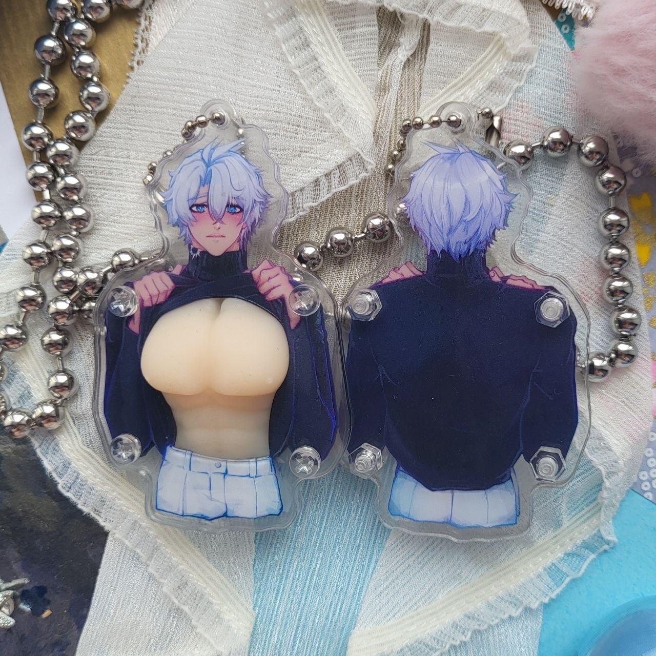 Брелок "Фаенон" с силиконовой вставкой