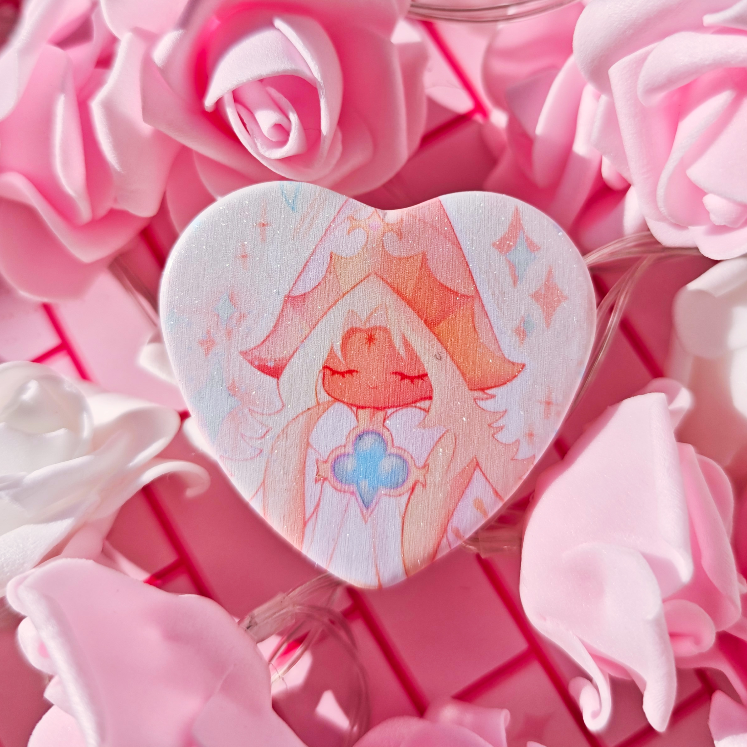 Значок-сердце Ванилла / Куки Ран