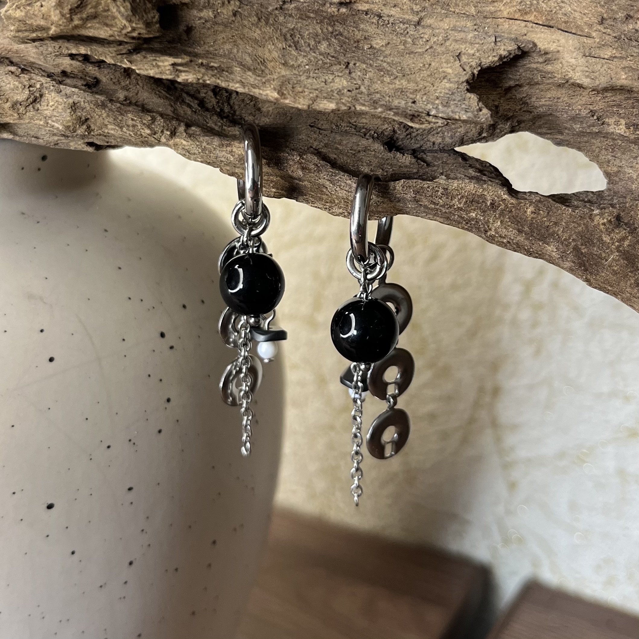 Серьги-конго «Луна»