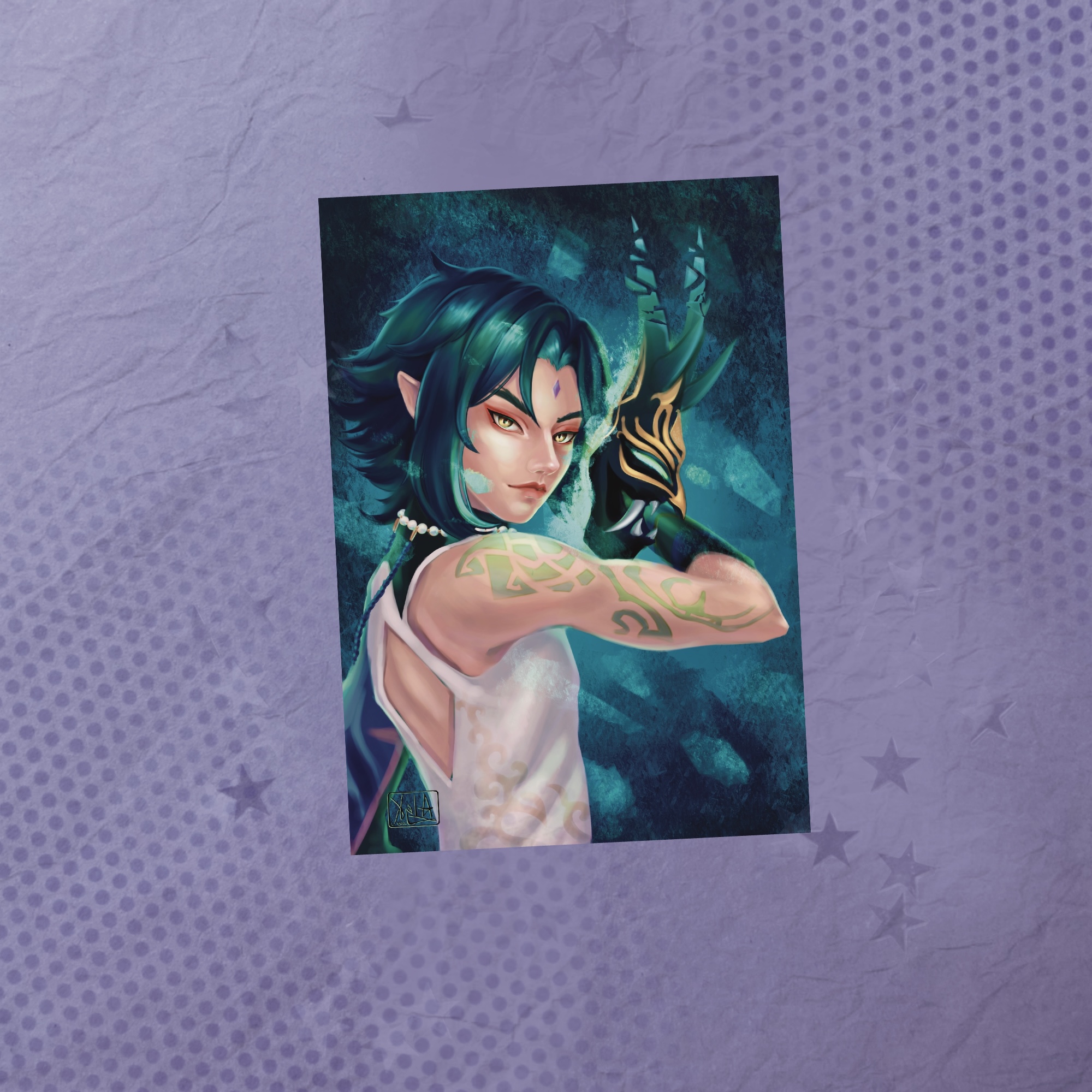 Открытка Сяо