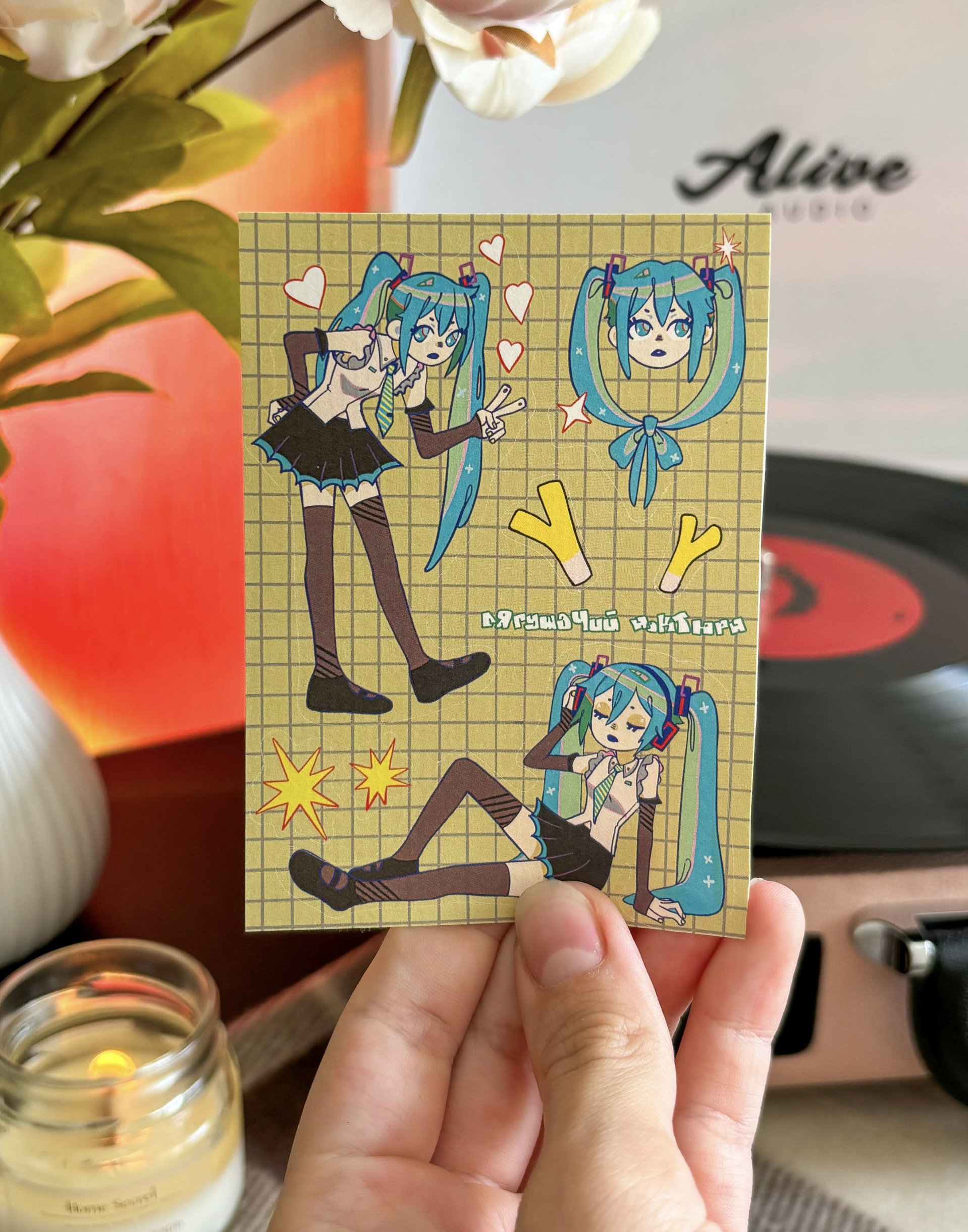 Стикеры "Мику"