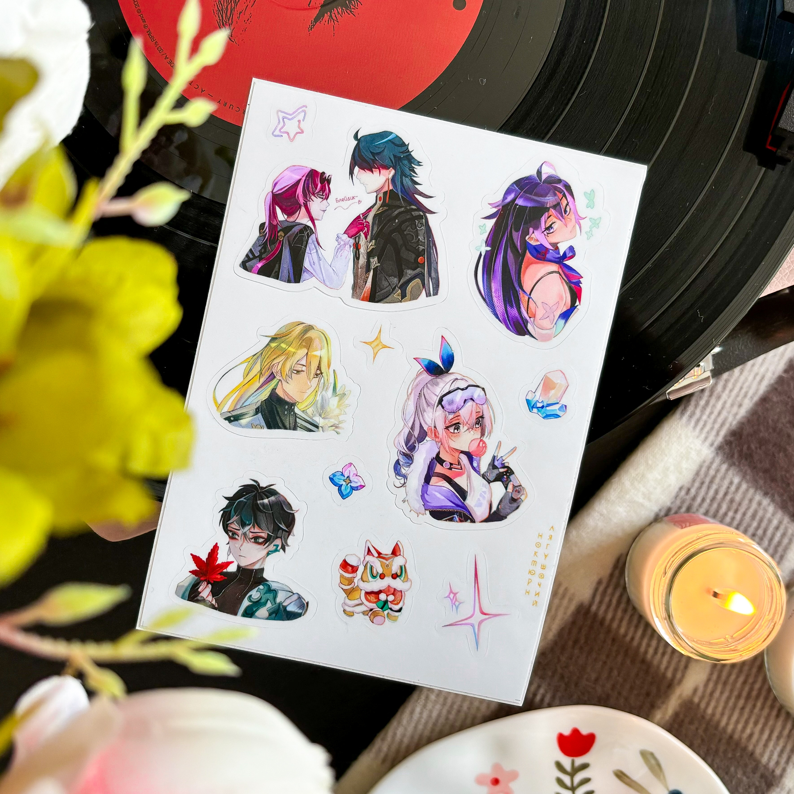 Стикеры "Хонкай"