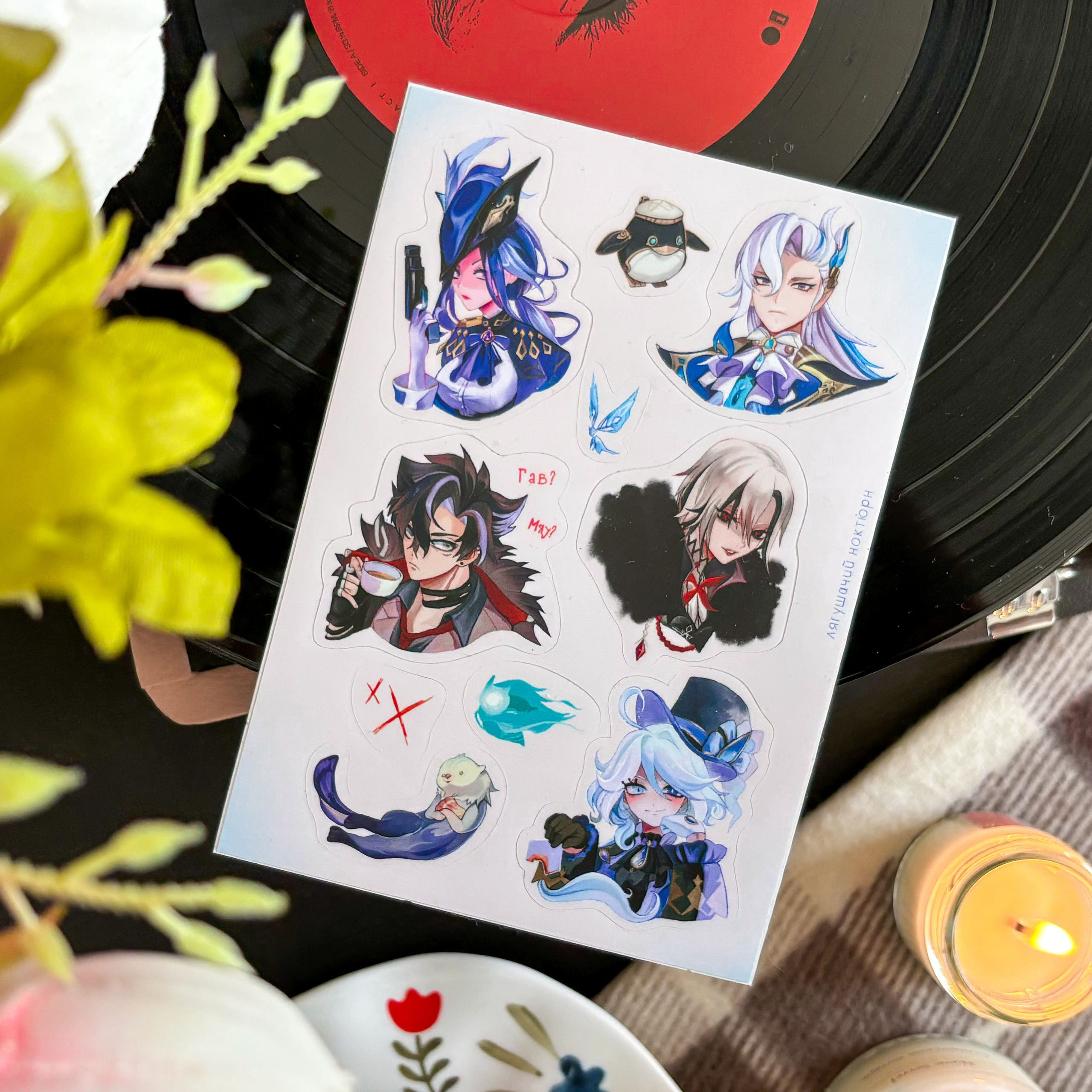 Стикеры "Геншин Фонтейн"