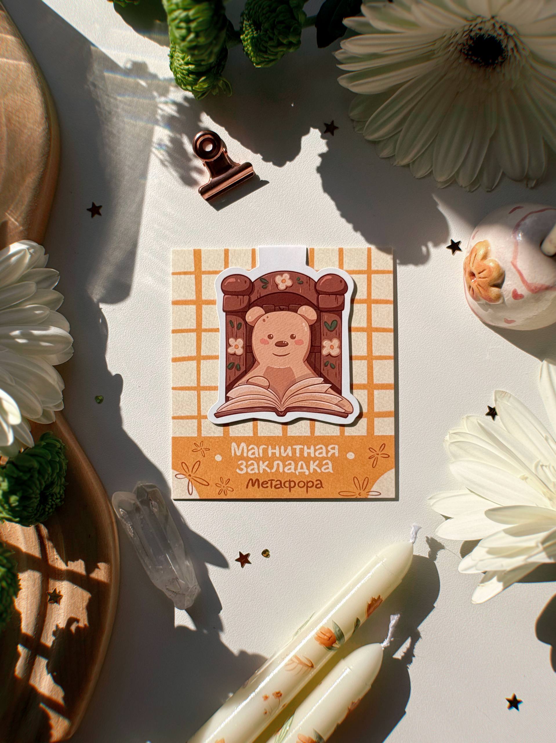 Книжная закладка магнитная Ош