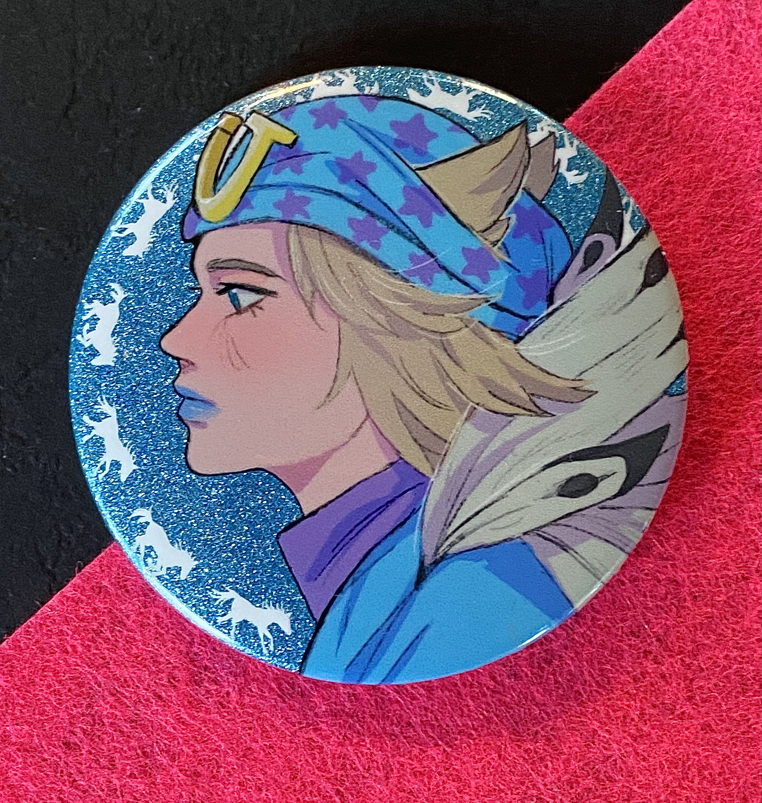 Значок Джонни блестящий (Джоджо/Jojo: Steel ball run)