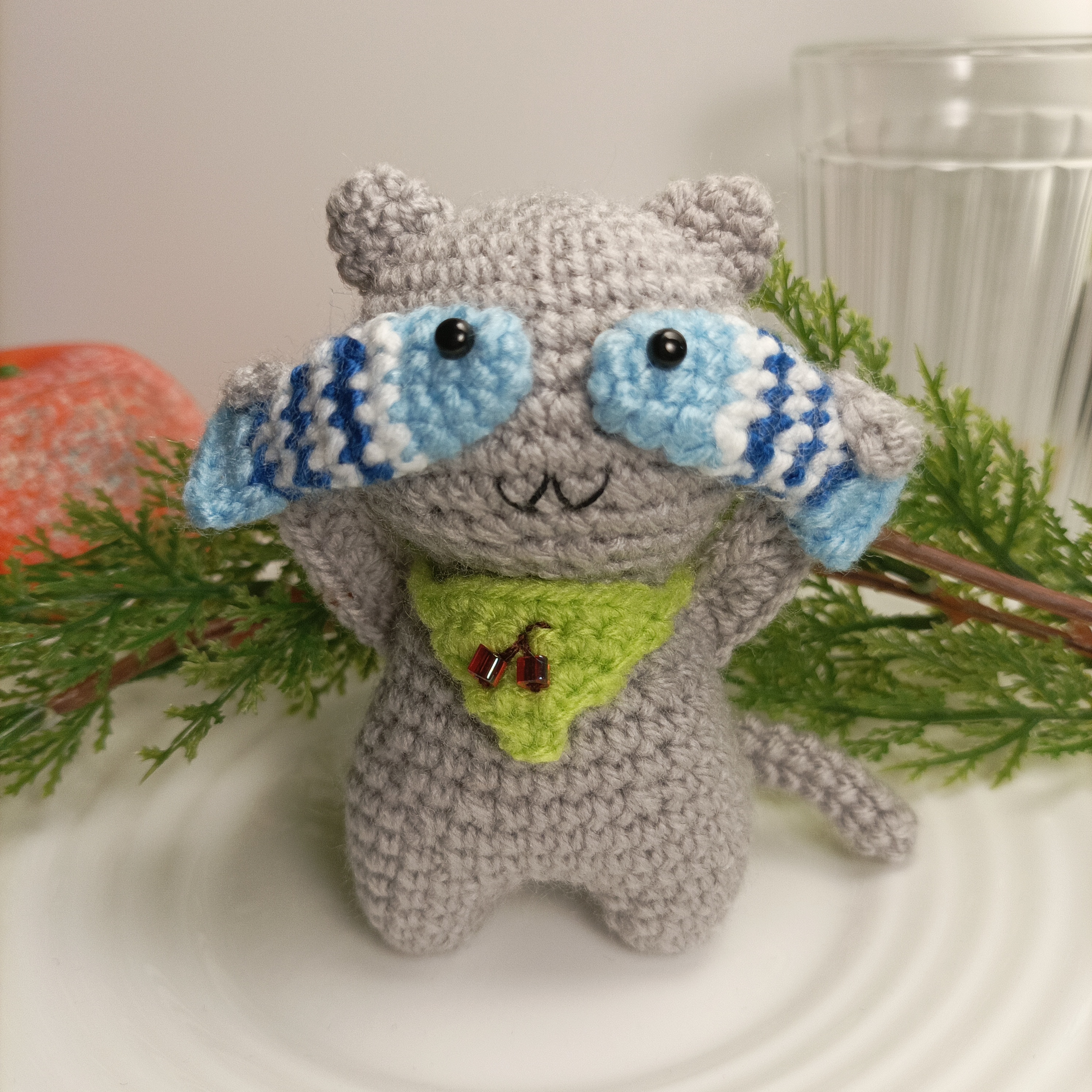 Игрушка Котик с рыбками