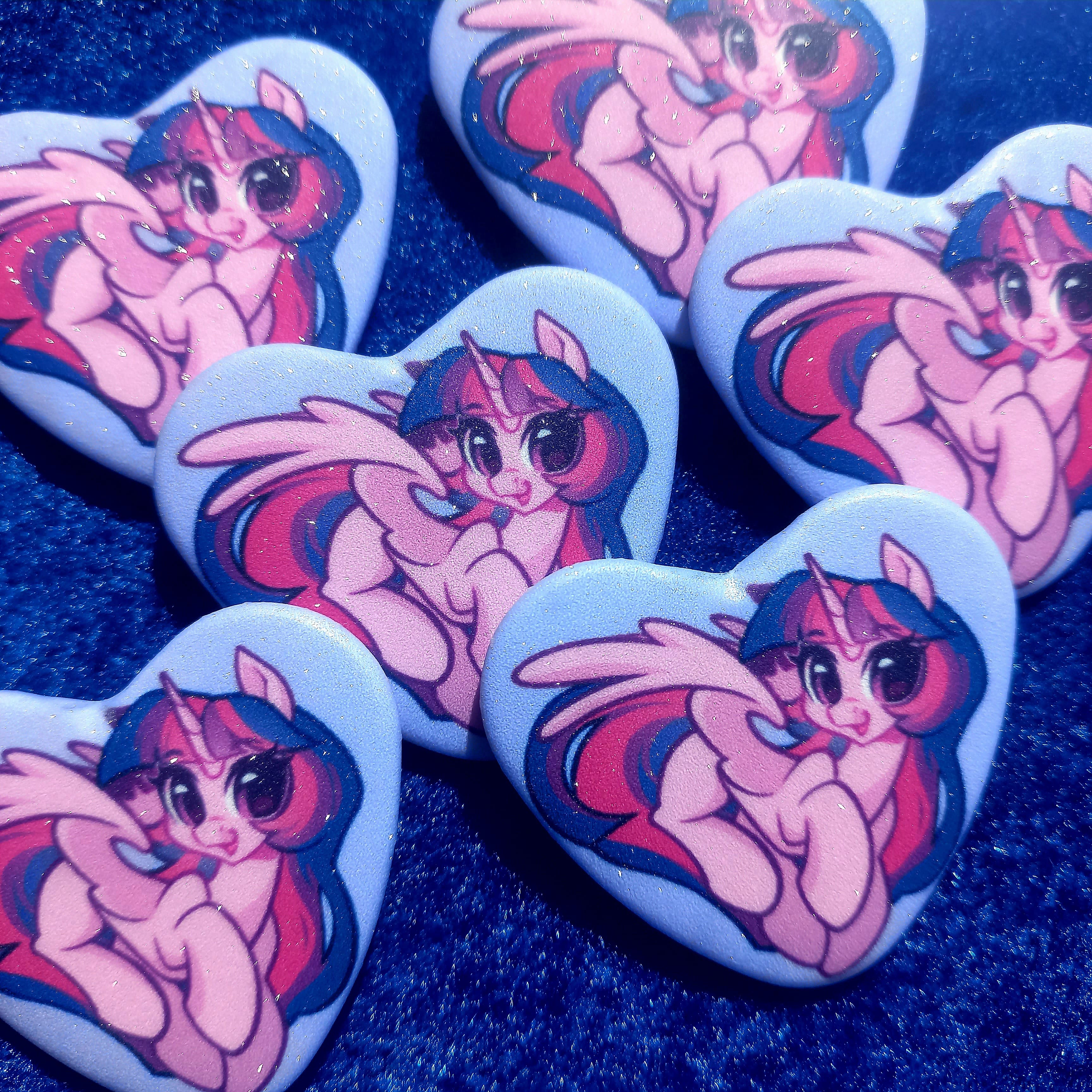 Значок сердце-мини mlp