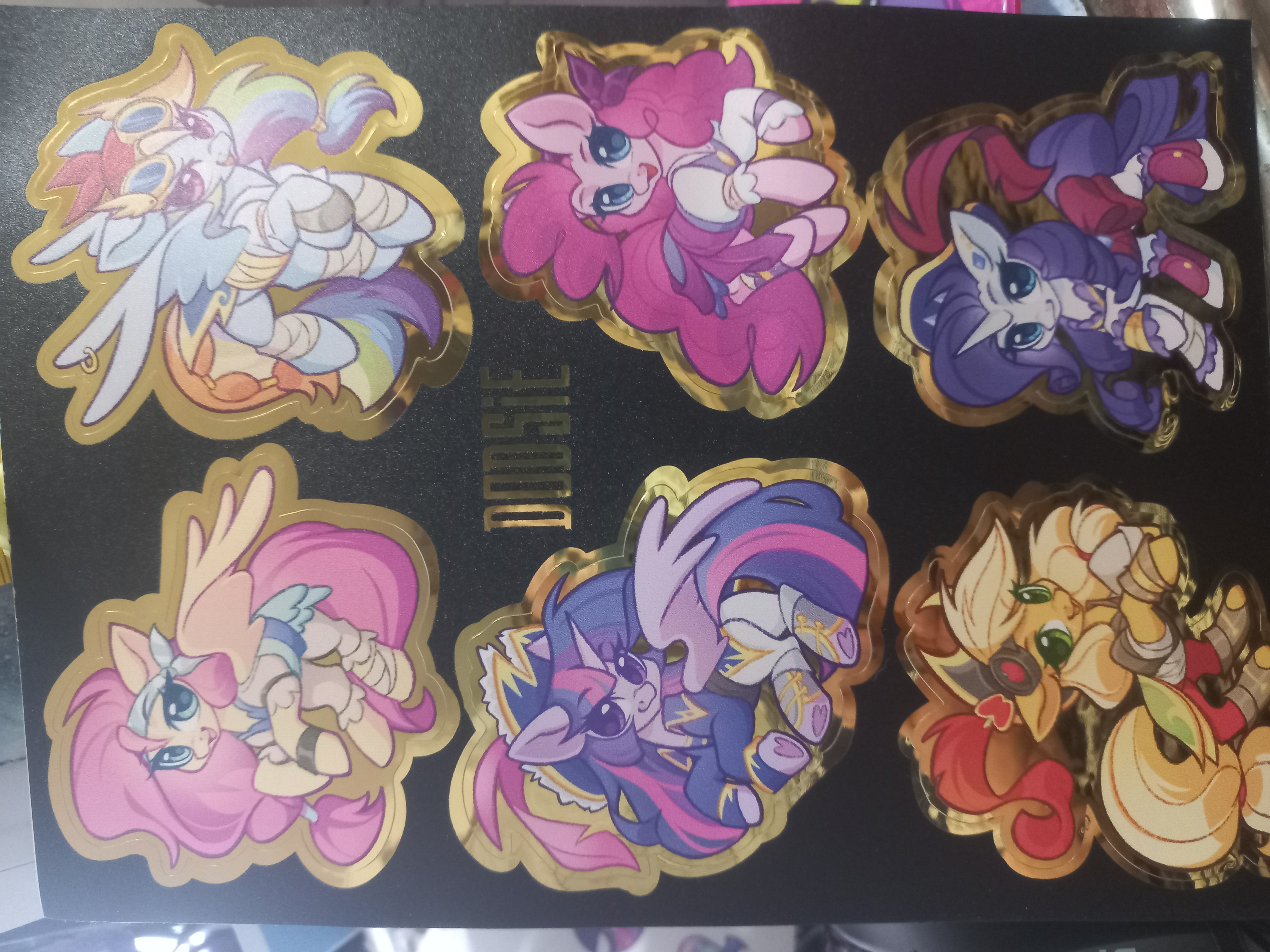Стикерпак А5 шестерка пиратки MLP