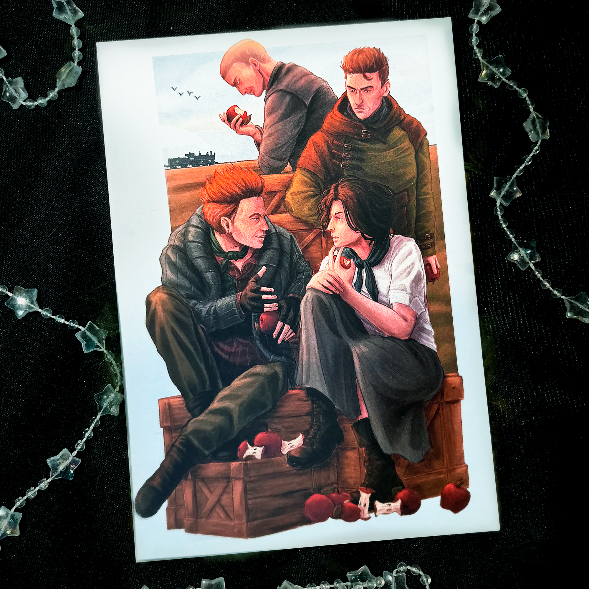 Принт А5 “Яблочная корзинка”