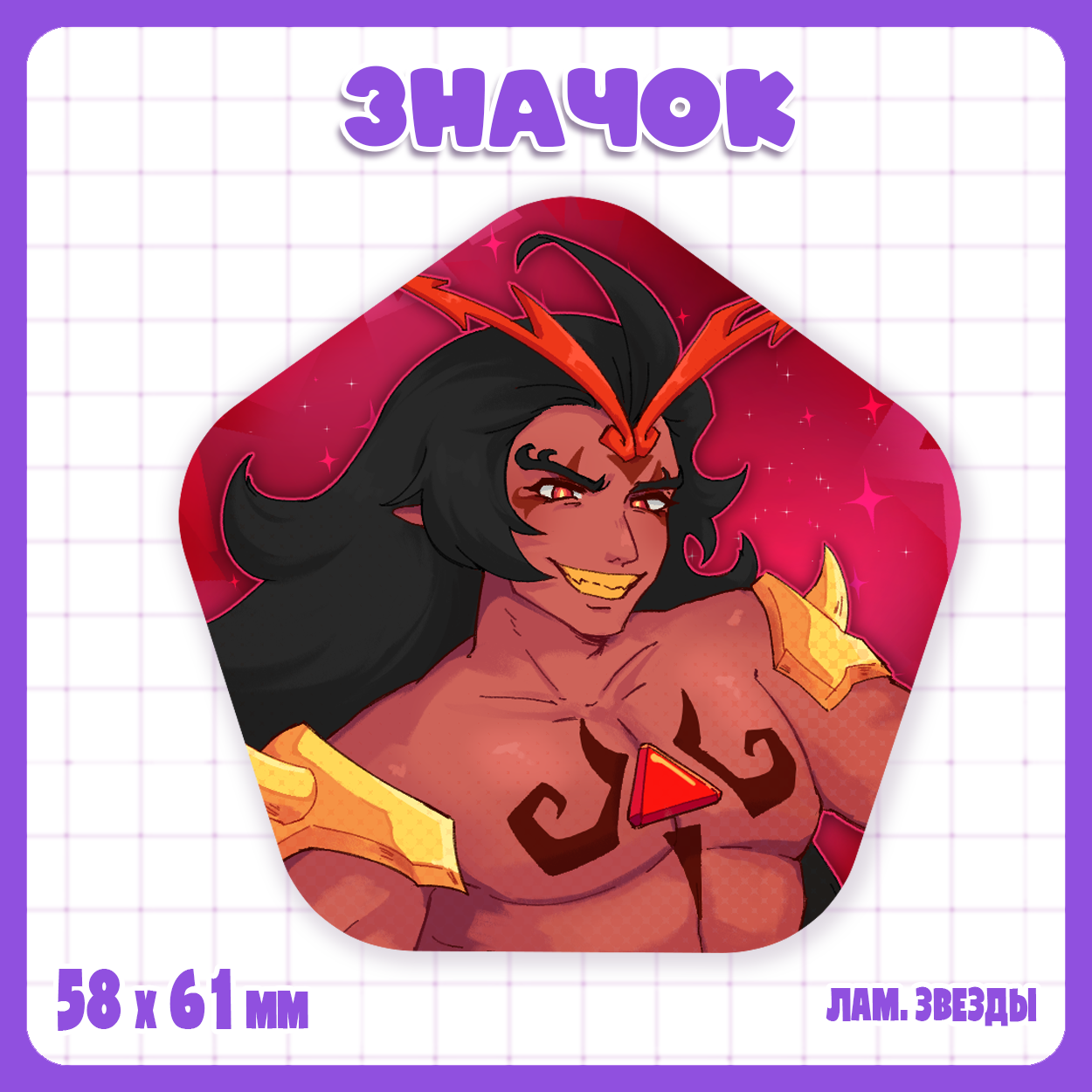 Значок Куки Ран / Cookie Run - Бернинг Спайс